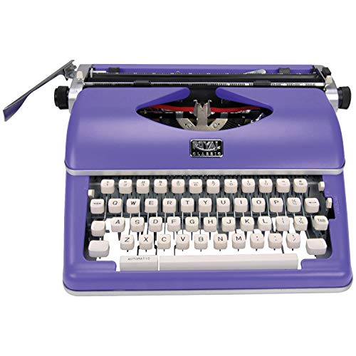 Royal 79119Q クラシック マニュアル タイプライター (パープル)