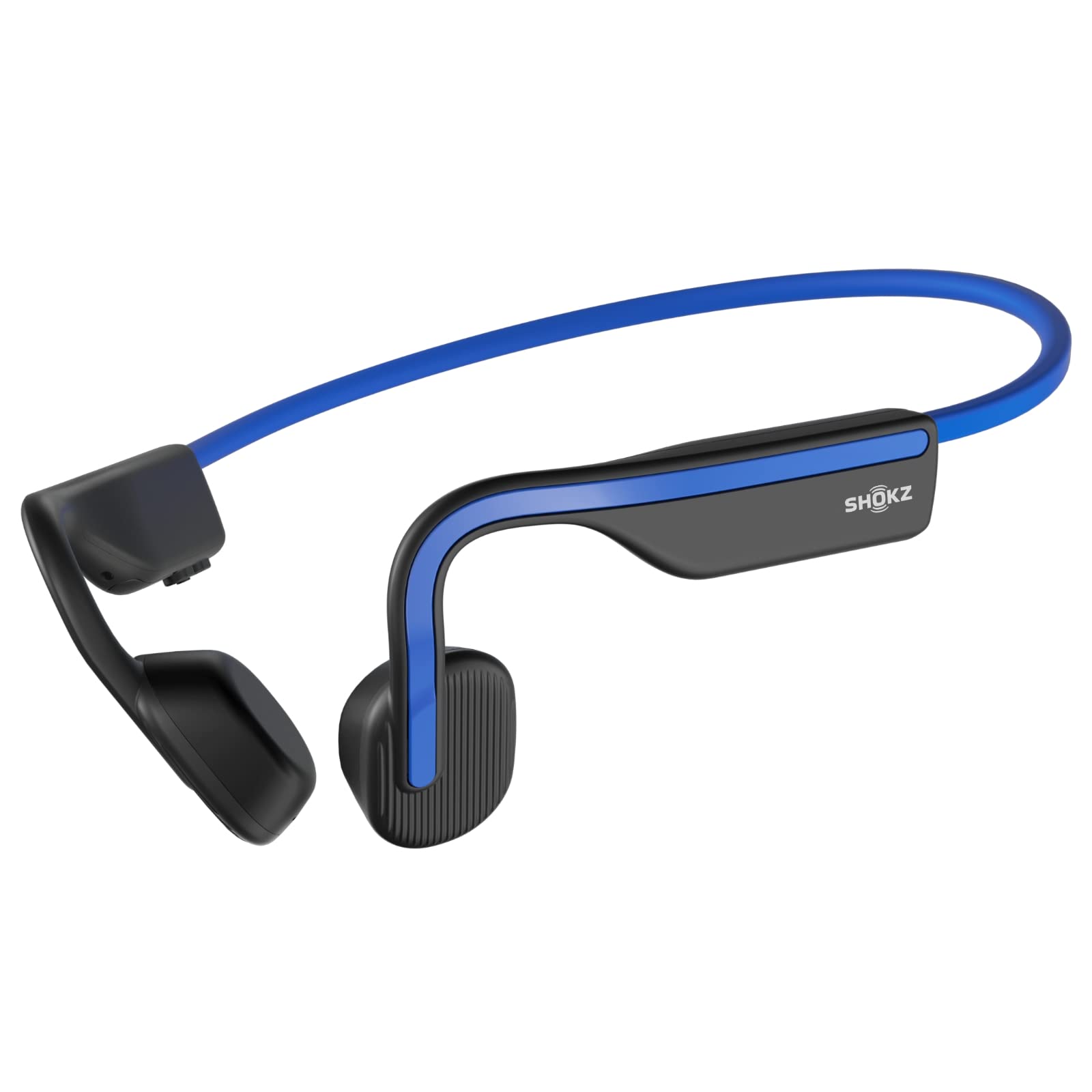  SHOKZ OpenMove - オープンイヤー Bluetooth スポーツ ヘッドフォン - 骨伝導ワイヤレス イヤホン - ランニングやワークアウトに最適な耐汗性、ステッカー...