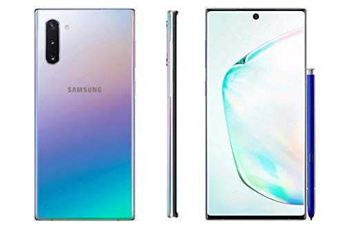  Samsung Electronics Galaxy Note 10+ Plus 256GB S ペン付き Aura Glow/シルバー (工場出荷時 GSM および CDMA ロック解除、6.8 インチ ディスプレイ、米国保証) SM-N975UZKAXAA...