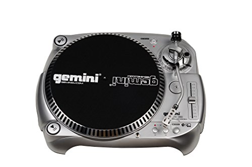  Gemini TT-1100USB プロフェッショナルオーディオマニュアルベルトドライブクラシック USB 接続 DJ ターンテーブル、調節可能なカウンターウェイトとア...
