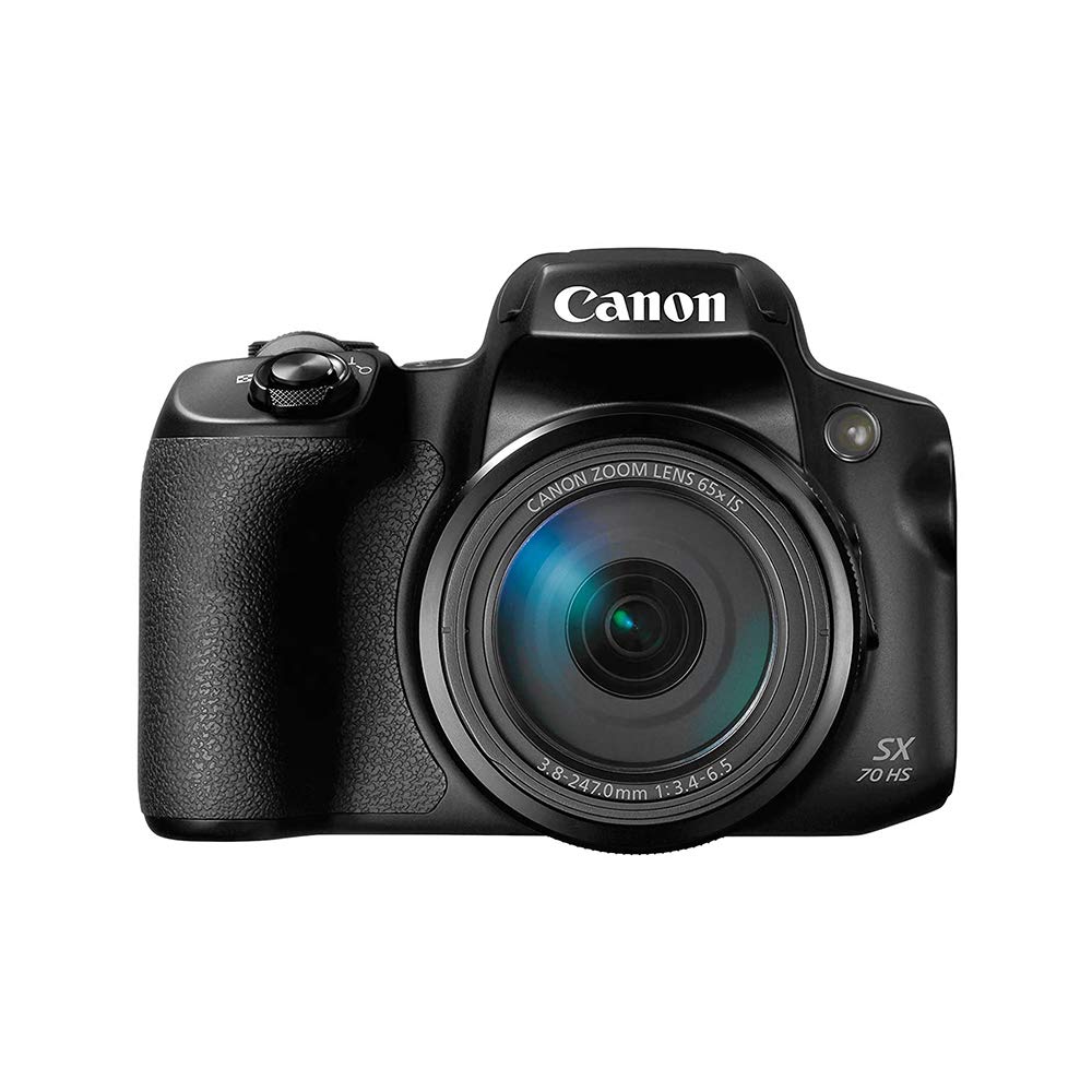 Canon Powershot SX70 20.3MP デジタルカメラ 65x 光学ズームレンズ 4K ビデオ 3 インチ LCD チルトスクリーン (ブラック)
