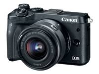 Canon ミラーレス一眼レフカメラEOSM6レンズキット（黒）EF-M15-45mm F3.5-6.3 IS...