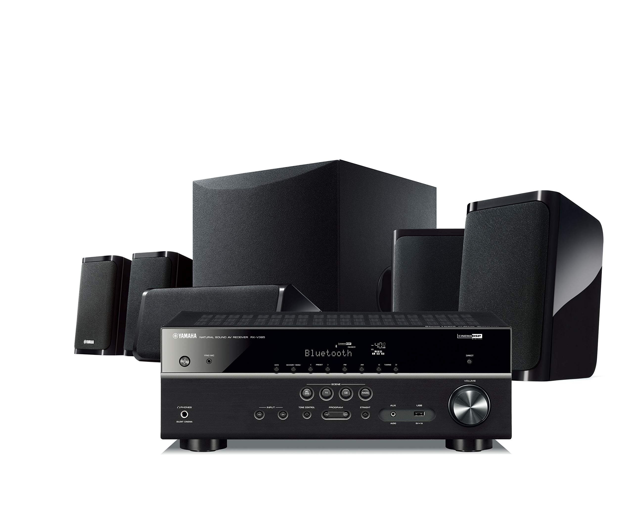 Yamaha Audio YHT-4950U 4K Ultra HD 5.1 チャンネル ホーム シアター システム (Bluetooth 対応)