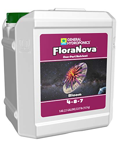 General Hydroponics HGC718808 FloraNova ブルーム 1 部栄養剤 2.5 ガロン