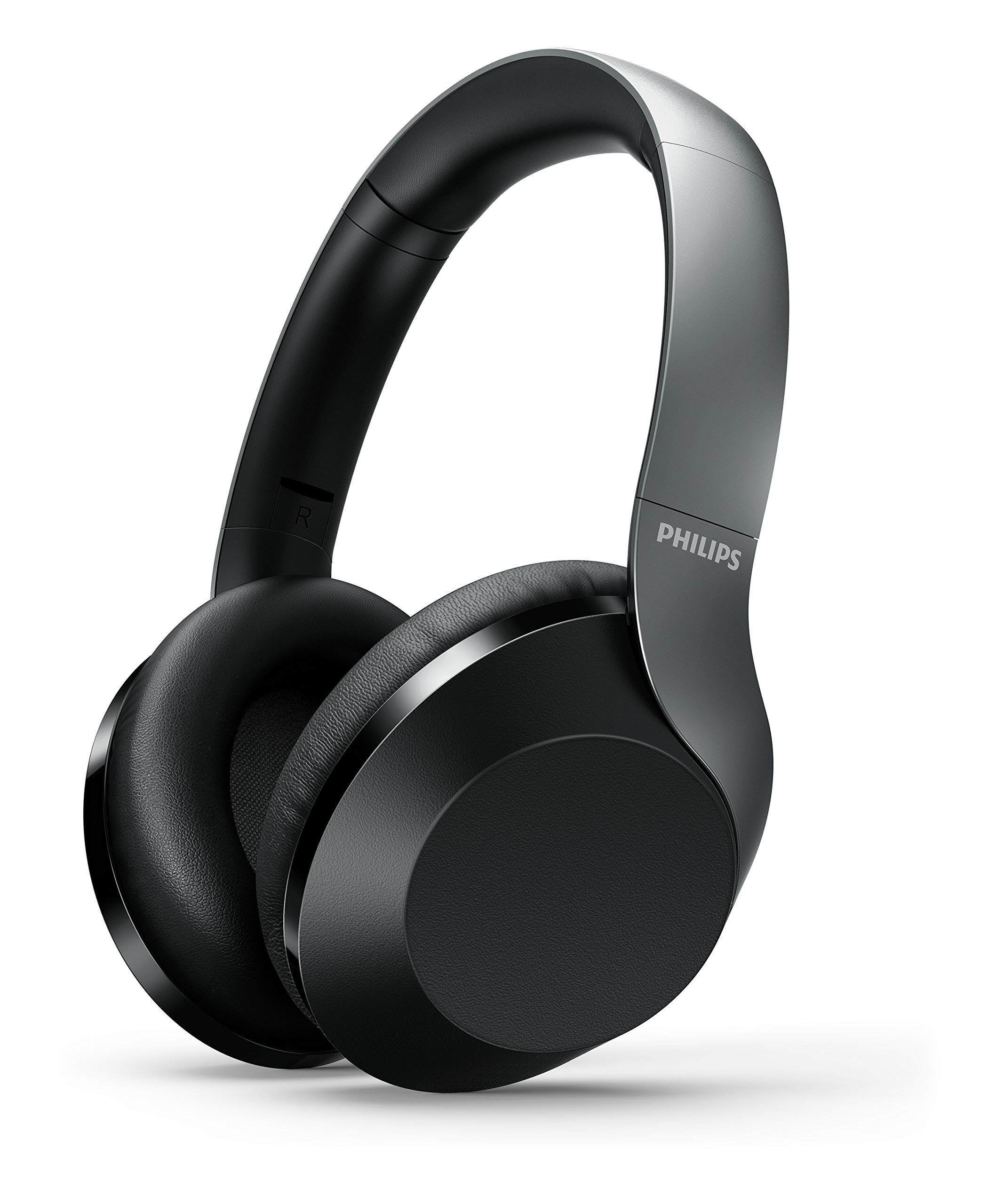 Philips Audio パフォーマンス TAPH805BK Bluetooth 5.0 アクティブ ノイズ キャンセリング オーバーイヤー ヘッドフォン Google アシスタント搭載 (ブラック)