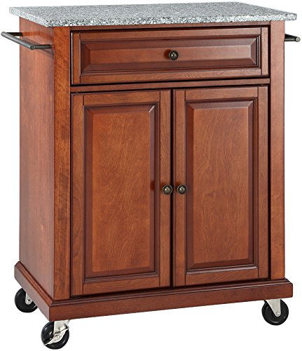 Crosley Furniture Compact Kitchen Island with Solid Gra...
