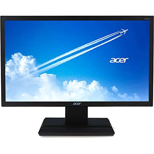  Acer V246HQL 23.6 インチ フル HD LED LCD モニター - 16:9 - ブラック - 垂直配置 (VA) - 1920 x 1080 ～ 1670 万色 - 250 Nit - 5 ms GTG - 60 Hz リフレッシュ レート - HDMI - VGA...