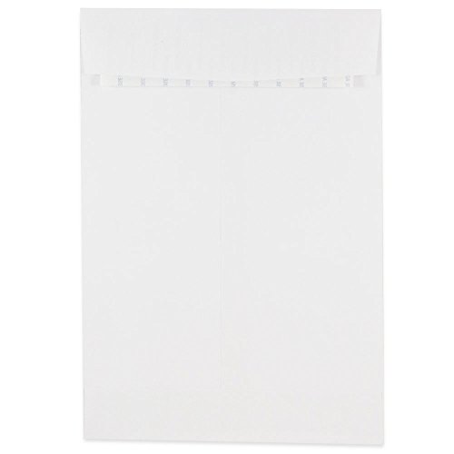 JAM Paper オープンエンド封筒 - ホワイト - 粘着テープ