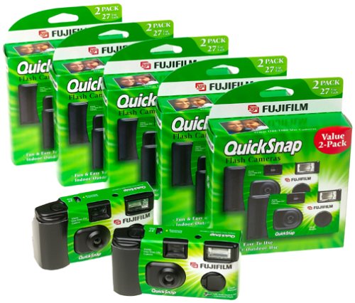Fujifilm Fuji 35mm QuickSnapシングルユースカメラ、400 ASA（FUJ7033661）カテゴリー：シングルユースカメラ（メーカーにより製造中止）、10カウント