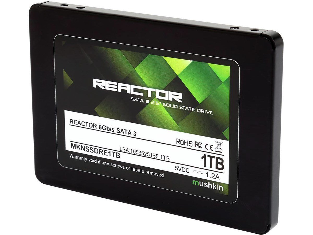 Mushkin Enhanced Mushkin REACTOR 1TB 内蔵ソリッド ステート ドライブ (SSD) 2.5 インチ SATA III 6Gb/s MLC 7mm MKNSSDRE1TB