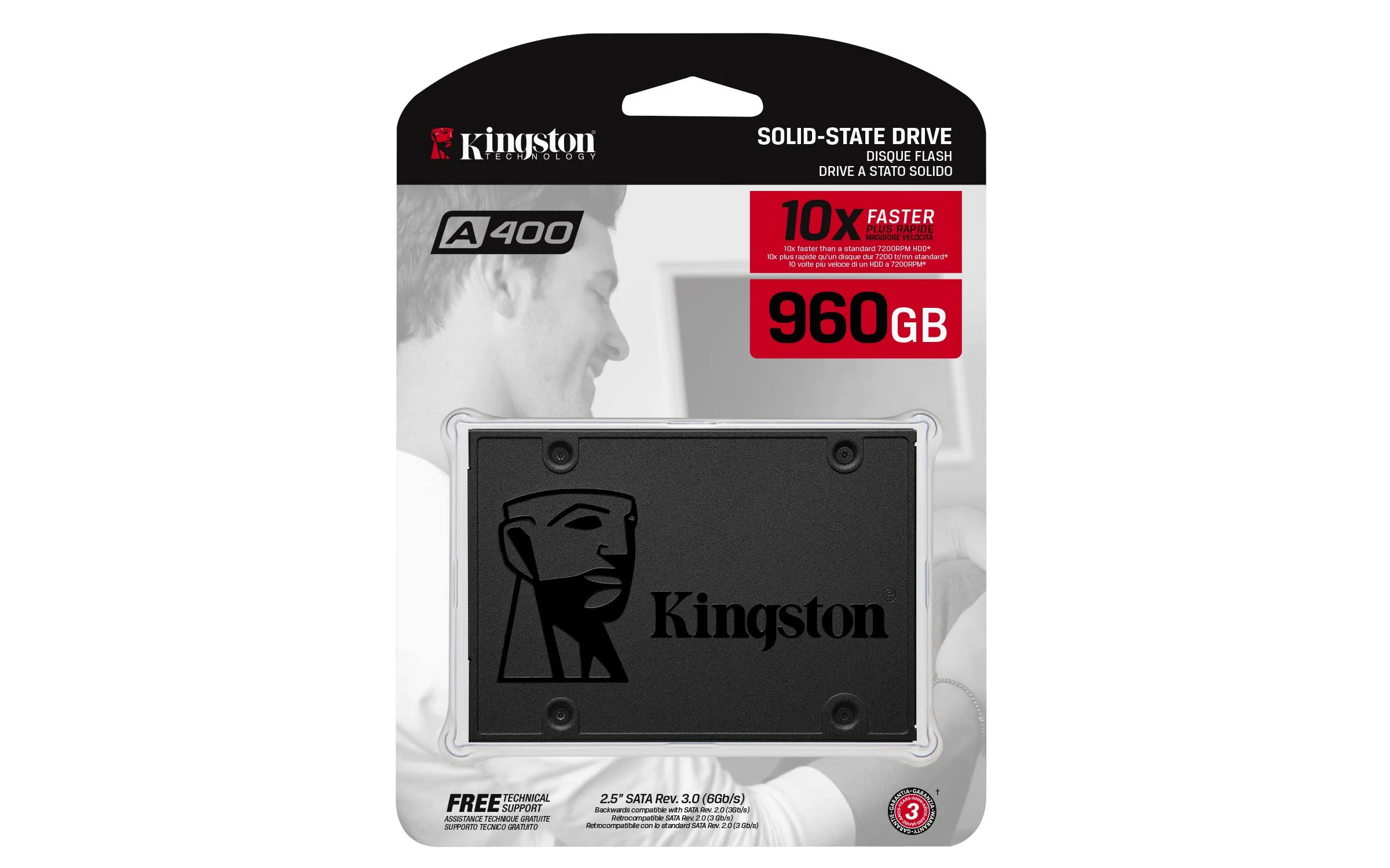 Kingston A400 SSD 120GBSATA32.5â€ソリッドステートドライブSA400S37 /...
