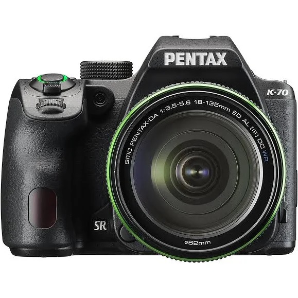Pentax K-70全天候型Wi-Fiデジタル一眼レフカメラと18-55mmALWRレンズ