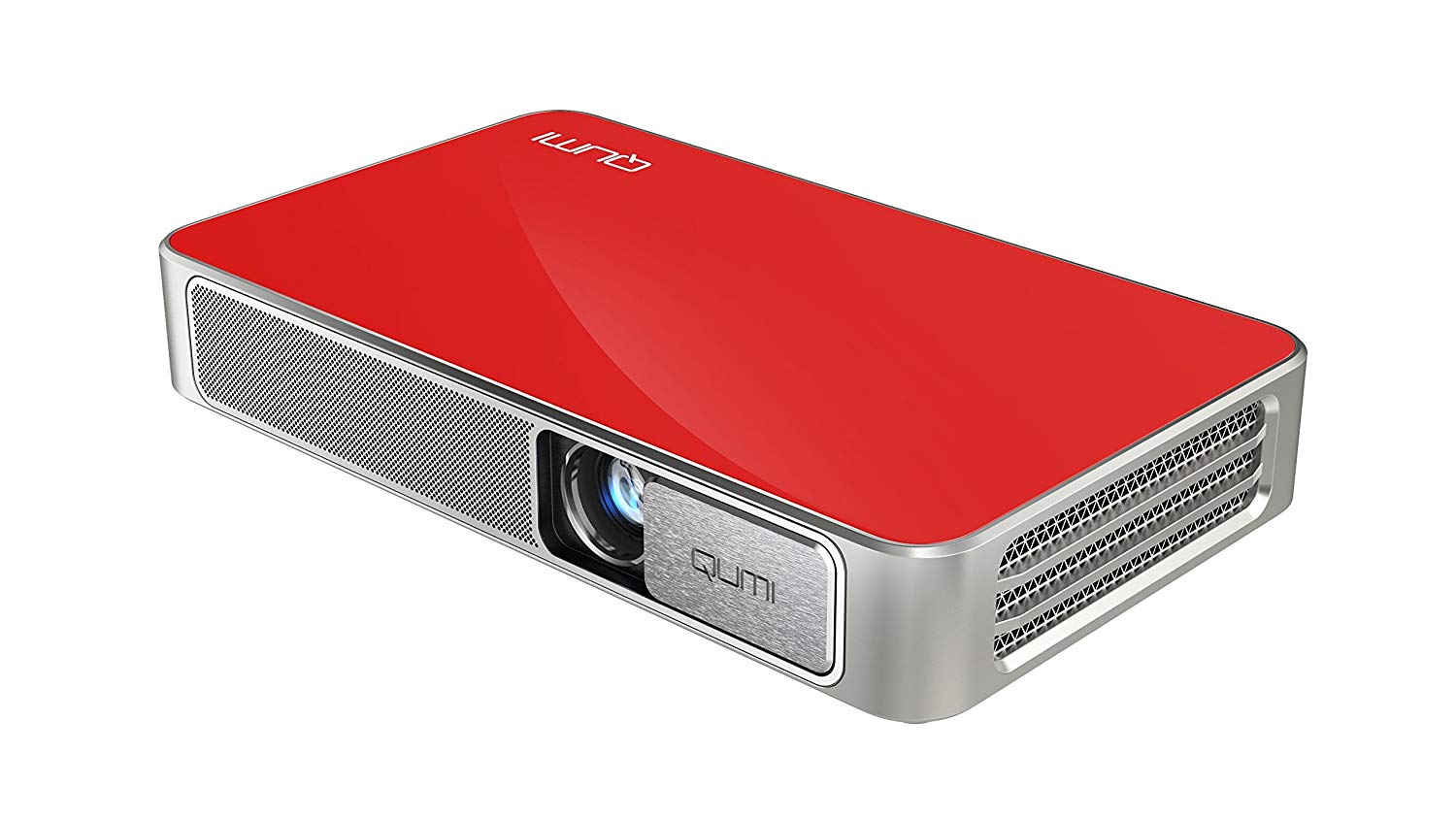 Vivitek Qumi Q3 Plus 500 Lumen Ultra HD 720p Pocket DLP Projector with Wi-Fi Red Refurb