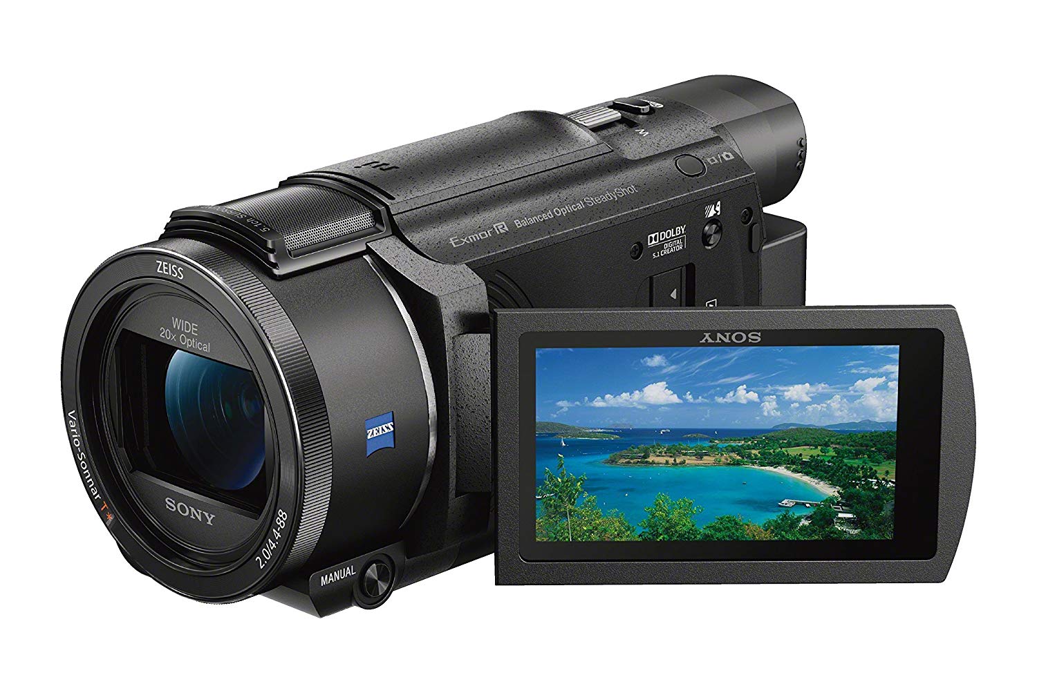 Sony Handycam FDR-AX53 16.6 MP ウルトラ HD ビデオカメラ - 4K - ブラック