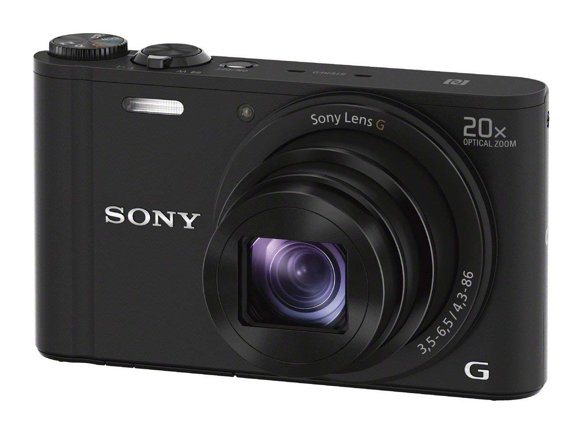 Sony ソニーサイバーショットDSC-WX350デジタルコンパクトカメラ、ブラック...
