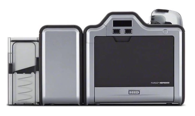 Fargo HDP 5000 両面カラー昇華型/サーマル樹脂 ID カード プリンタ - 両面印刷