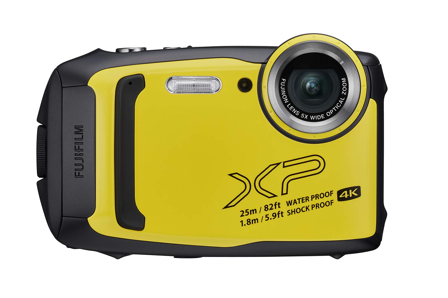 Fujifilm FinePix XP140デジタルカメラ、4K / 15Pビデオ、Bluetooth機能、82フィート防水、黄色