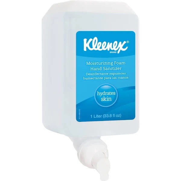 Kleenex 手指消毒剤 - フォーム - カートリッジ - 0.3 ガロン - 保湿剤 - 抗菌性 - ク...