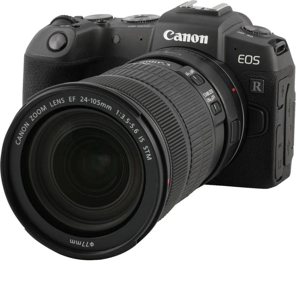 Canon USA Canon EOSRPミラーレスカメラEF24-105mm f / 3.5-5.6 ISSTMレンズとEF-EOSRアダプター
